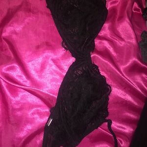 Victoria’s Secret 36C Black Lace Unlined Bra